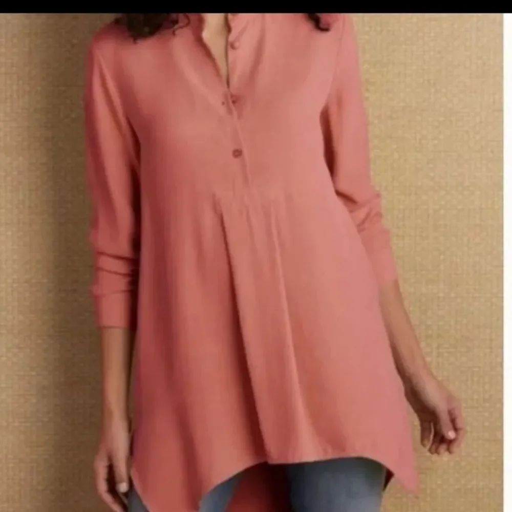 soft surroundings symphony pink tunic sz S
